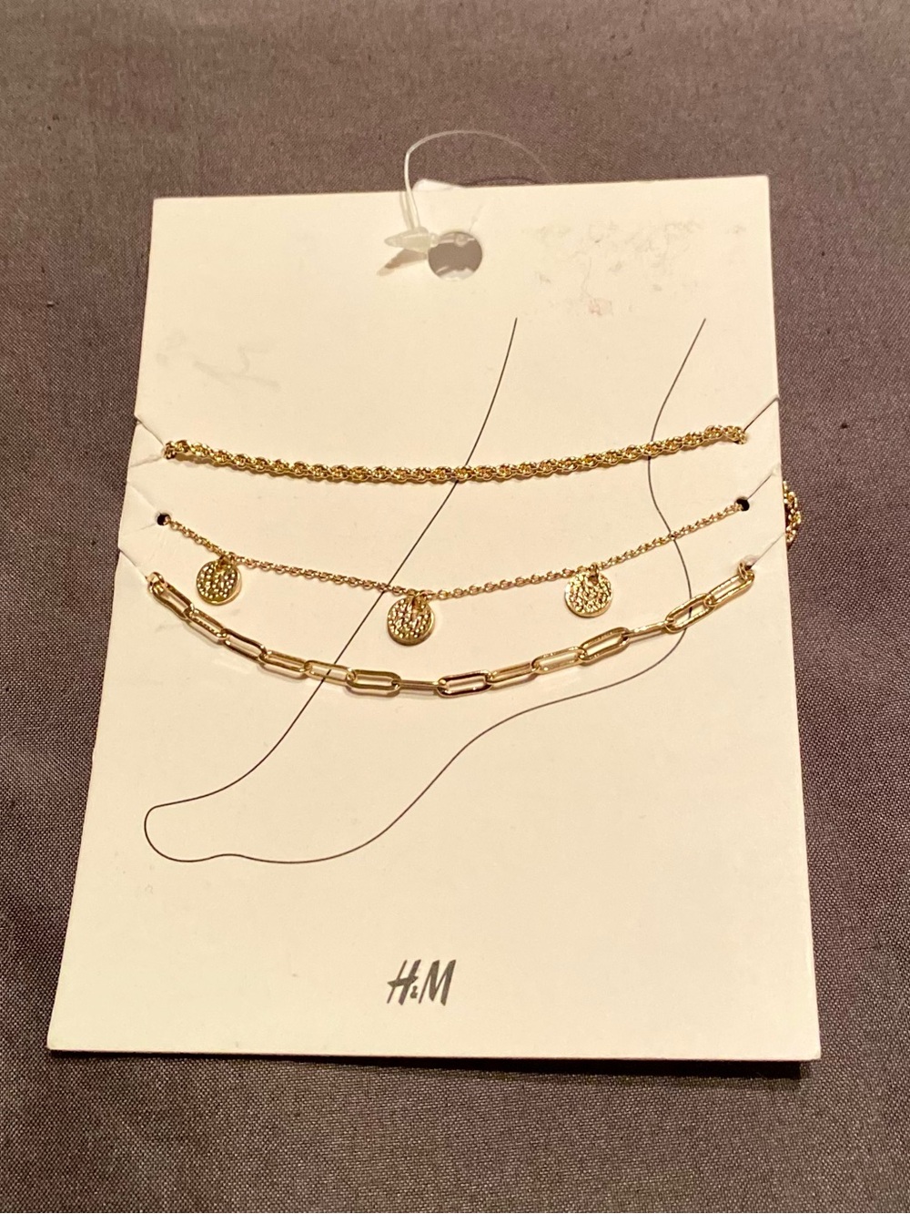 H&M Gold-Tone Layered Bracelet Set - 3 Pieces
